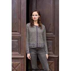 Modèle gilet 1 catalogue FAM 244 Lang Yarns