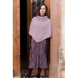 Modèle poncho 5 catalogue FAM 244 Lang Yarns