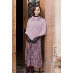 Modèle poncho 5 catalogue FAM 244 Lang Yarns