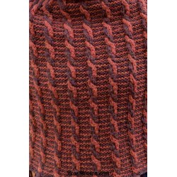 Modèle poncho 15 catalogue FAM 244 Lang Yarns