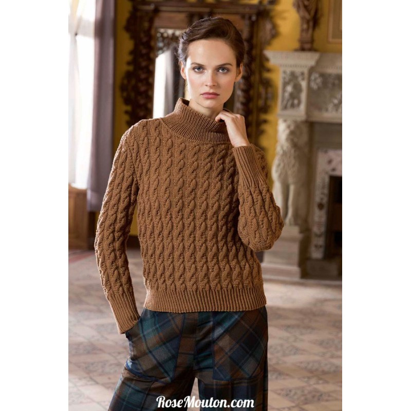 Modèle pullover 2 catalogue FAM 248 Lang Yarns