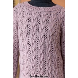 Modèle pullover 9 catalogue FAM 248 Lang Yarns