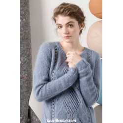 Modèle pullover 9 catalogue FAM 247 Lang Yarns