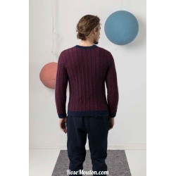 Modèle pullover homme 22 catalogue FAM 247 Lang Yarns