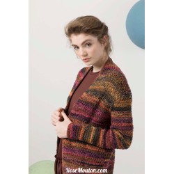 Modèle manteau 38 catalogue FAM 247 Lang Yarns