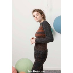 Modèle pullover 48 catalogue FAM 247 Lang Yarns