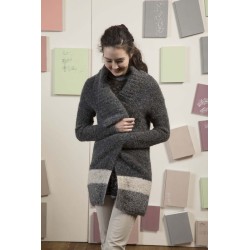 Modèle gilet 38 catalogue FAM 245 Lang Yarns