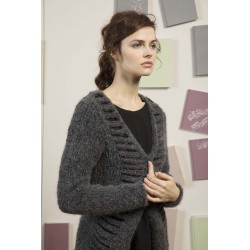 Modèle manteau 49 catalogue FAM 245 Lang Yarns