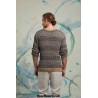 Modèle pullover homme 1 catalogue FAM 252 Lang Yarns