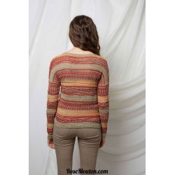 Modèle pullover 29 catalogue FAM 252 Lang Yarns