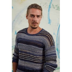 Modèle pullover homme 30 catalogue FAM 252 Lang Yarns