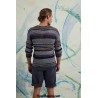 Modèle pullover homme 30 catalogue FAM 252 Lang Yarns