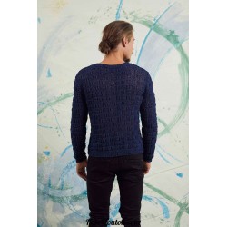 Modèle pullover homme 33 catalogue FAM 252 Lang Yarns