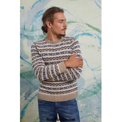 Modèle pullover homme 40 catalogue FAM 252 Lang Yarns