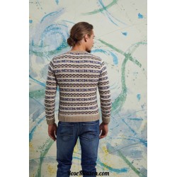 Modèle pullover homme 40 catalogue FAM 252 Lang Yarns