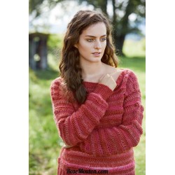 Modèle pullover 14 catalogue FAM 253 Lang Yarns