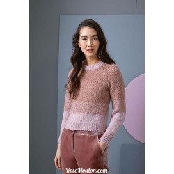 Modèle pullover 9 catalogue FAM 255 Lang Yarns