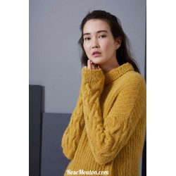 Modèle pullover 49 catalogue FAM 255 Lang Yarns