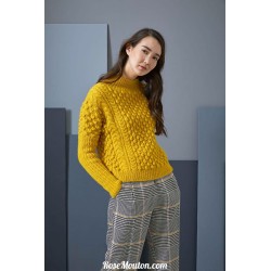 Modèle pullover 52 catalogue FAM 255 Lang Yarns