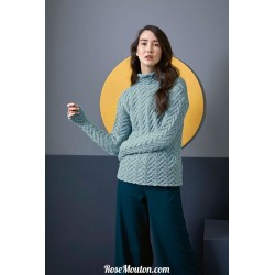 Modèle pullover 58 catalogue FAM 255 Lang Yarns