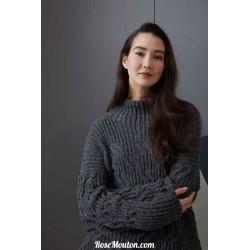 Modèle pullover 62 catalogue FAM 255 Lang Yarns