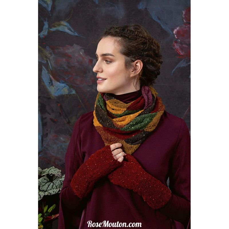 Modèle Loop / Snood 15 catalogue FAM 258 Lang Yarns