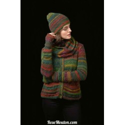 Modèle gilet 4 catalogue Punto 1 GRETA Lang Yarns