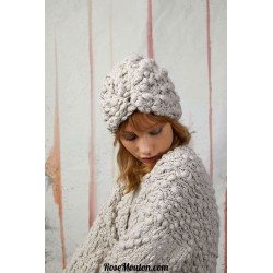 Modèle bonnet 5 catalogue Punto 3 AMANTANI Lang Yarns