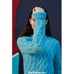 Modèle pullover 3 catalogue Punto 4 JENNY DESIGN Lang Yarns