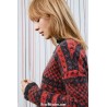 Modèle pullover femme 1 catalogue Punto 6 JACQUARD Lang Yarns