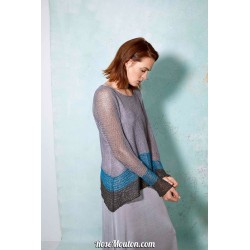 Modèle pullover 14 catalogue FAM 259 Lang Yarns