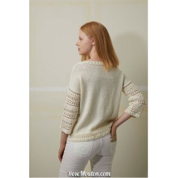 Modèle pullover 36 catalogue FAM 259 Lang Yarns