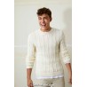 Modèle pullover homme 38 catalogue FAM 259 Lang Yarns