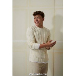 Modèle pullover homme 38 catalogue FAM 259 Lang Yarns