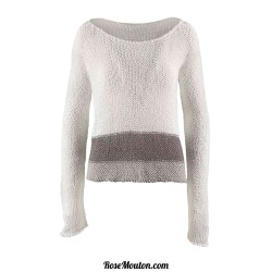 Modèle pullover "STRONG SPIRIT" Wool Addicts FAM 260 Lang Yarns