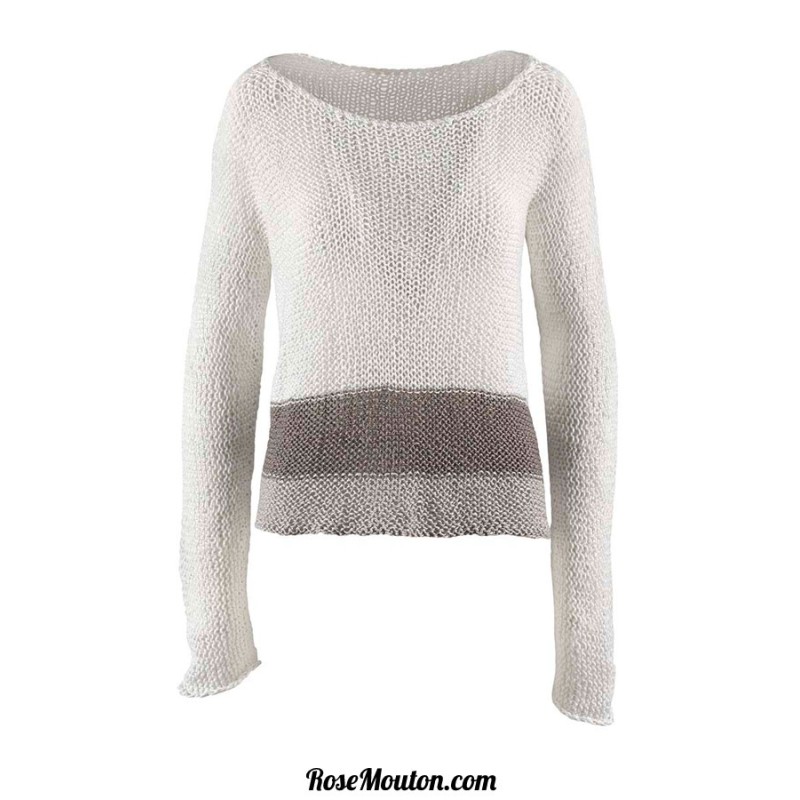 Modèle pullover "STRONG SPIRIT" Wool Addicts FAM 260 Lang Yarns