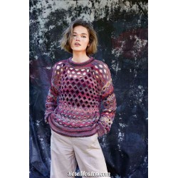 Modèle pullover ajouré 3 Punto 8 MILTON Lang Yarns