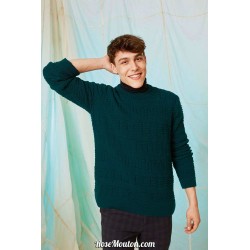 Modèle pullover homme 20 catalogue FAM 261 Lang Yarns