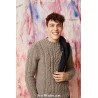 Modèle pullover homme 59 catalogue FAM 261 Lang Yarns