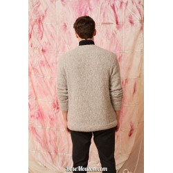 Modèle pullover homme 63 catalogue FAM 261 Lang Yarns