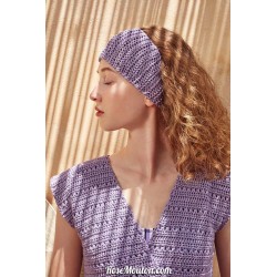 Modèle top cache-coeur au crochet 8 catalogue FAM 264 Lang Yarns