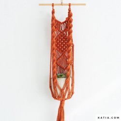 Kit cache-pot suspendu en macramé