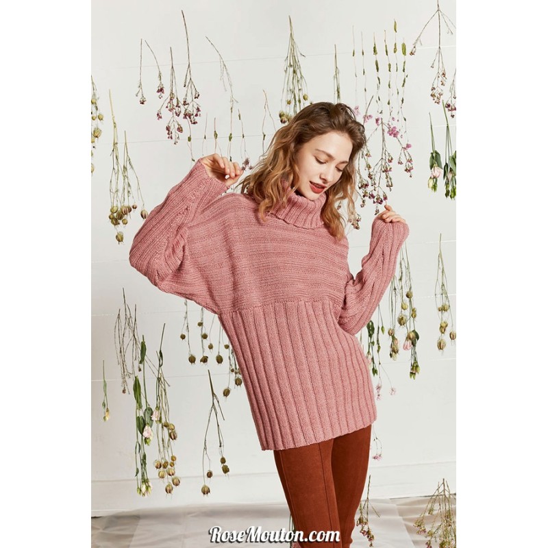 Modèle pullover 13 catalogue FAM 265 Lang Yarns