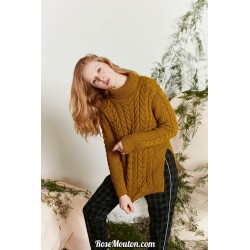 Modèle pullover 37 catalogue FAM 265 Lang Yarns