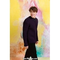 Modèle pullover homme 4 Punto 21 LONDON Lang Yarns