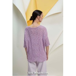 Modèle pullover 3 catalogue FAM 267 Lang Yarns