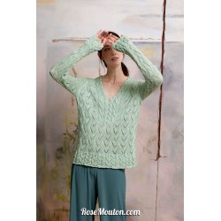 Modèle pullover 26 catalogue FAM 267 Lang Yarns