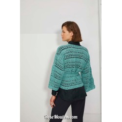 Modèle gilet 38 catalogue FAM 267 Lang Yarns