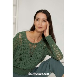 Modèle pullover 46 catalogue FAM 267 Lang Yarns