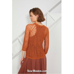 Modèle pullover 52 catalogue FAM 267 Lang Yarns